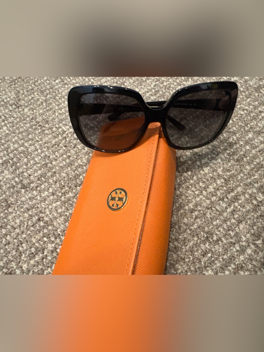 Tory Burch TY7112 Black Oversized Square Polarized Sunglasses 57mm - Picture 12 of 12
